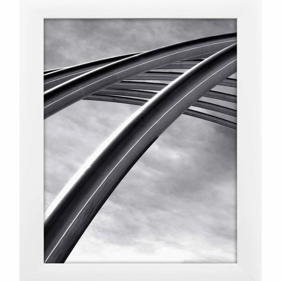 Craig Frames Contemporary White Satin Picture Frame