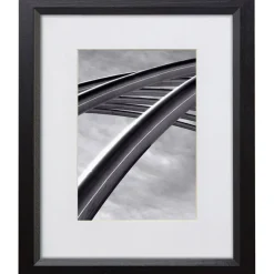 Craig Frames Economy Ebony Hardwood Picture Frame with Mat