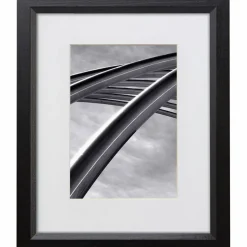 Craig Frames Economy Ebony Hardwood Picture Frame with Mat