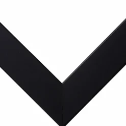 Craig Frames Essentials Modern Black Picture Frame with Mat