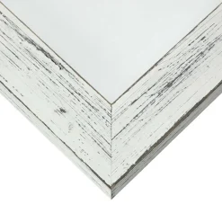 Craig Frames Jasper Marshmallow Weathered White Picture Frame with Mat