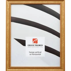 Craig Frames Stratton Aged Gold Picture Frame