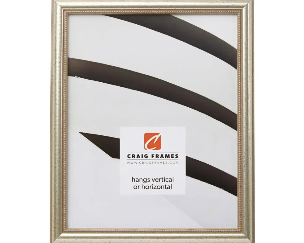 Craig Frames Stratton Aged Pewter Picture Frame