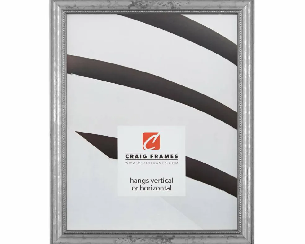 Craig Frames Stratton Aged Silver Picture Frame
