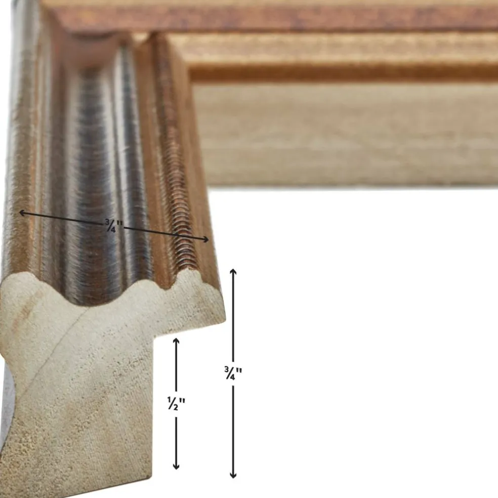 Craig Frames Stratton Bronze Picture Frame