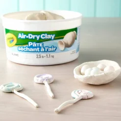 Crayola Air Dry White Clay, 2.5lb.