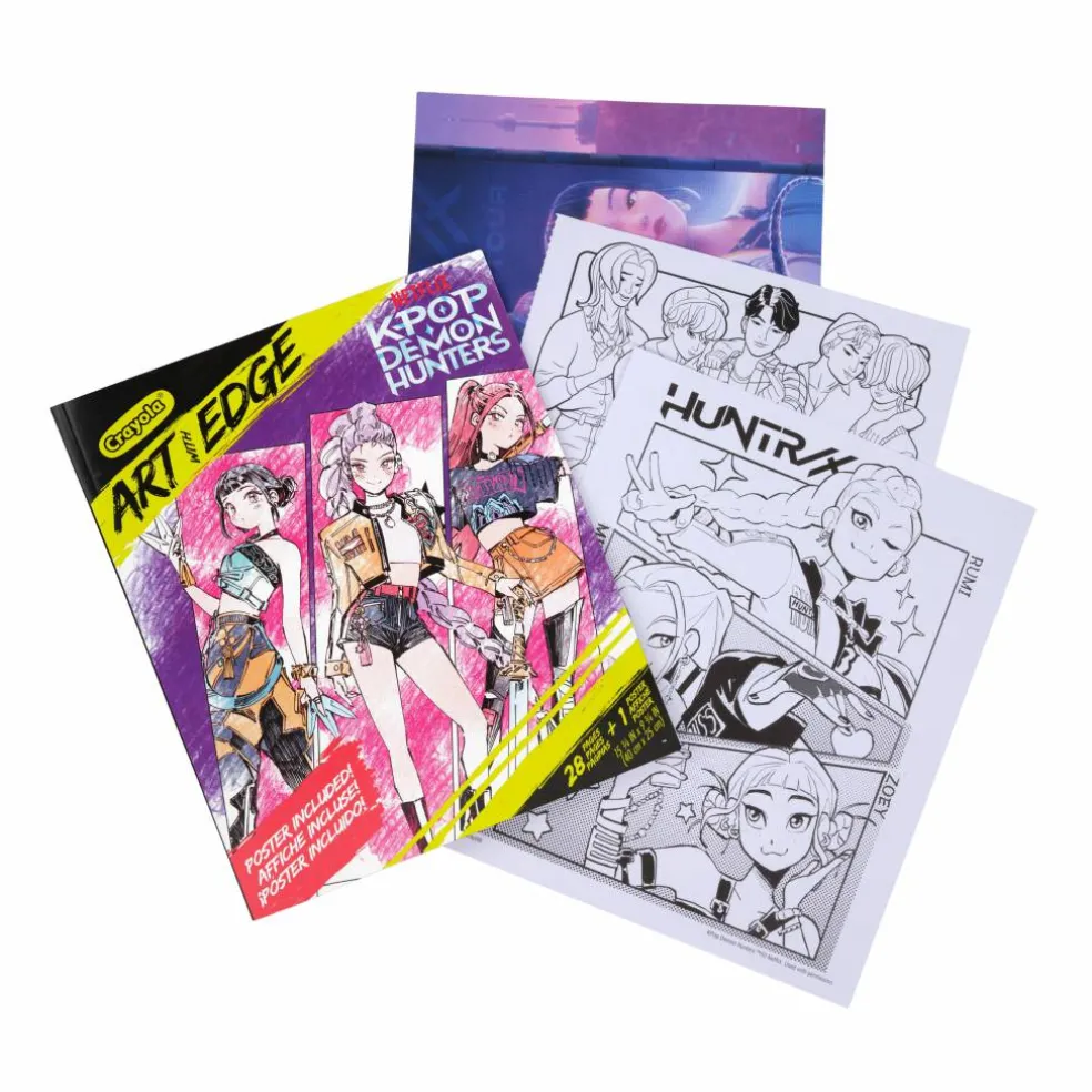 Crayola® Art with Edge® K-Pop Demon Hunters Coloring Pages