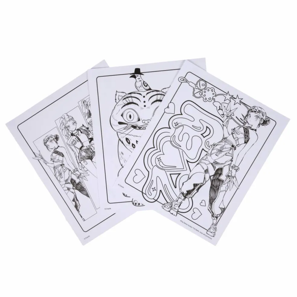 Crayola® Art with Edge® K-Pop Demon Hunters Coloring Pages