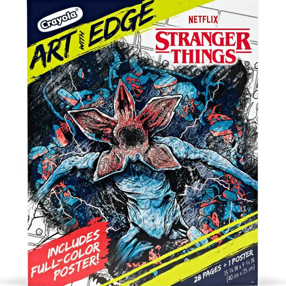 Crayola® Art with Edge Stranger Things Coloring Book, 2ct.