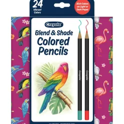 Crayola® Blend & Shade Colored Pencils, Pack of 24
