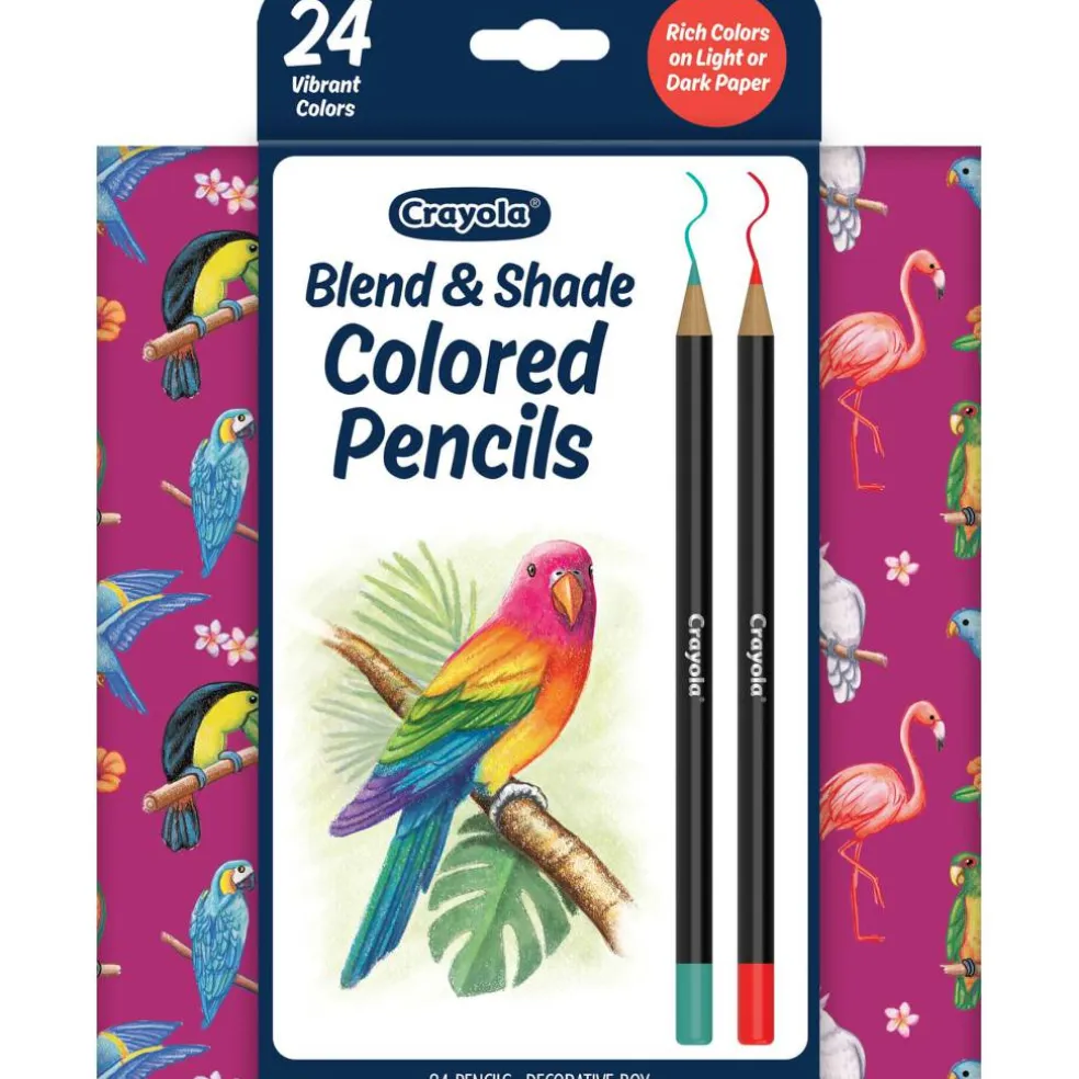 Crayola® Blend & Shade Colored Pencils, Pack of 24