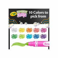 Crayola® Bold & Bright Broad Line Washable Markers, 10ct.
