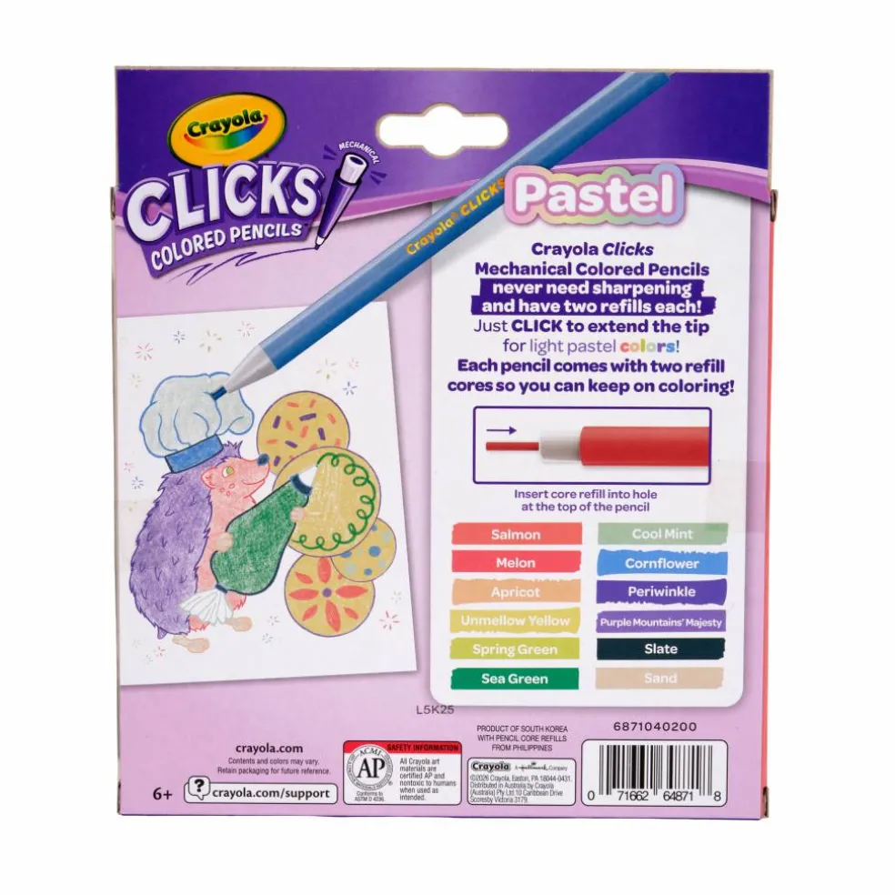 Crayola® Clicks Mechanical Colored Pencils
