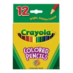 Crayola® 12 Color Half-Size Colored Pencil Set