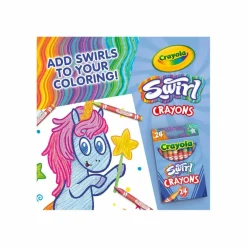 Crayola® 24 Color Swirl Crayons