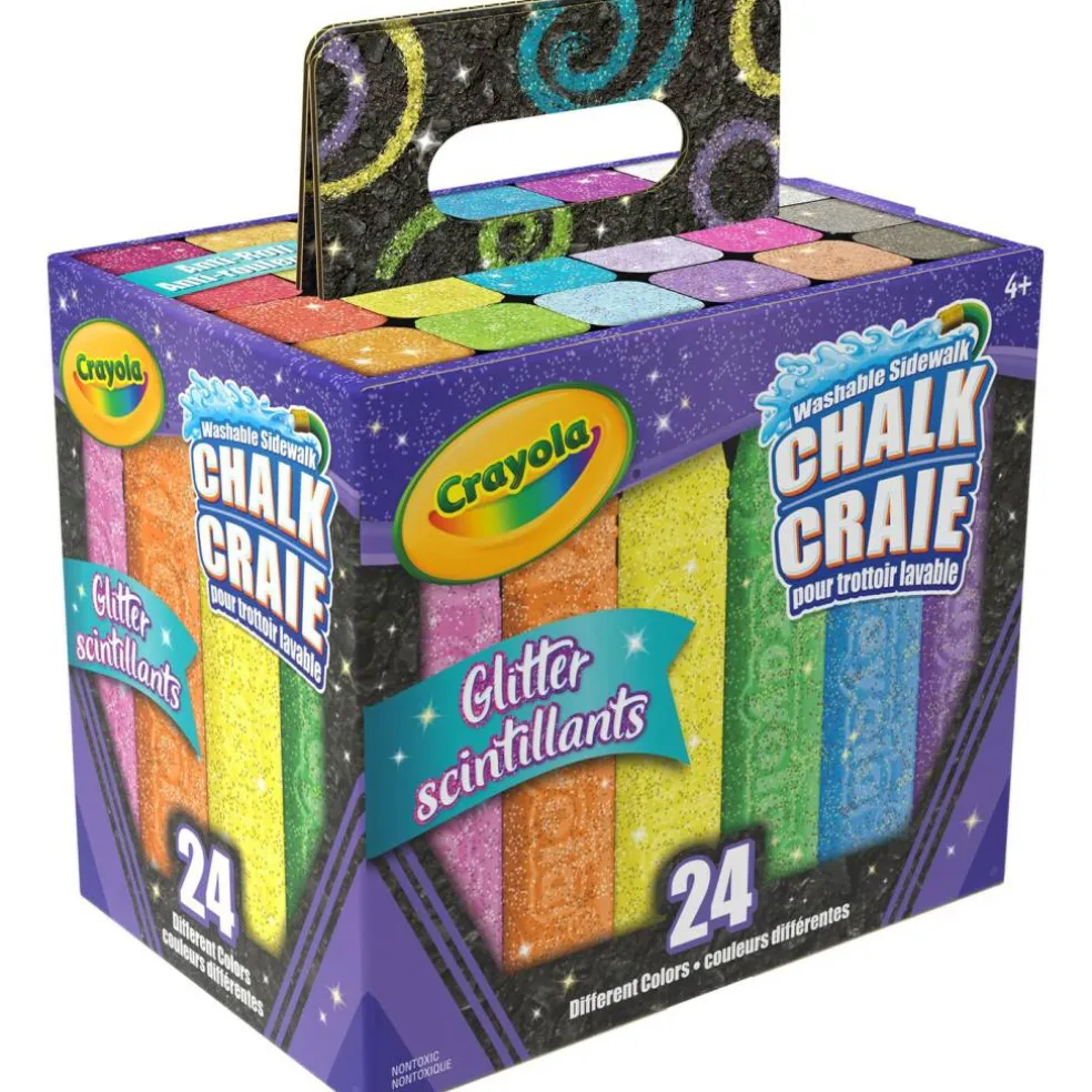 Crayola 24ct Glitter Chalk