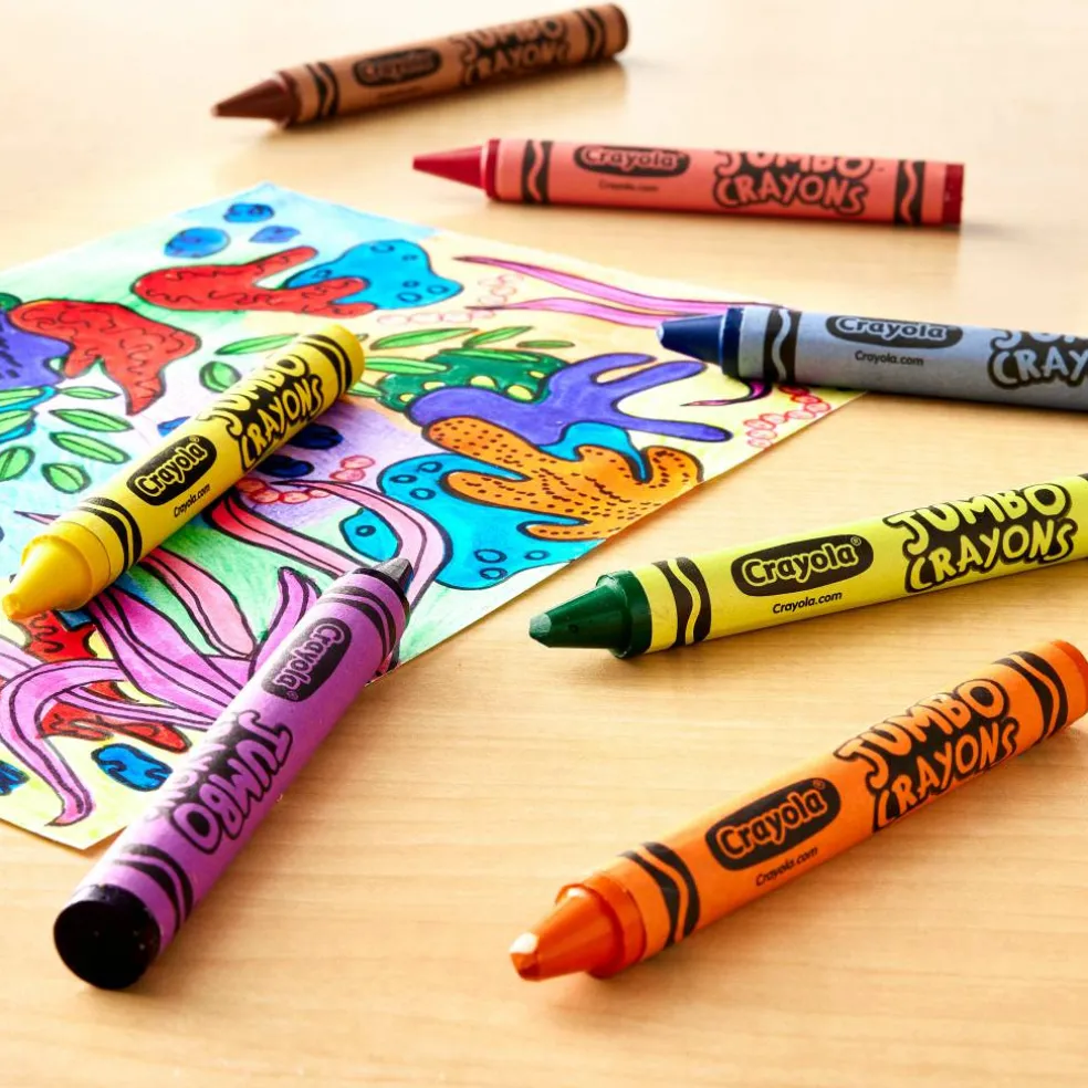 Crayola® Jumbo Easy Grasp Crayons, 8ct.