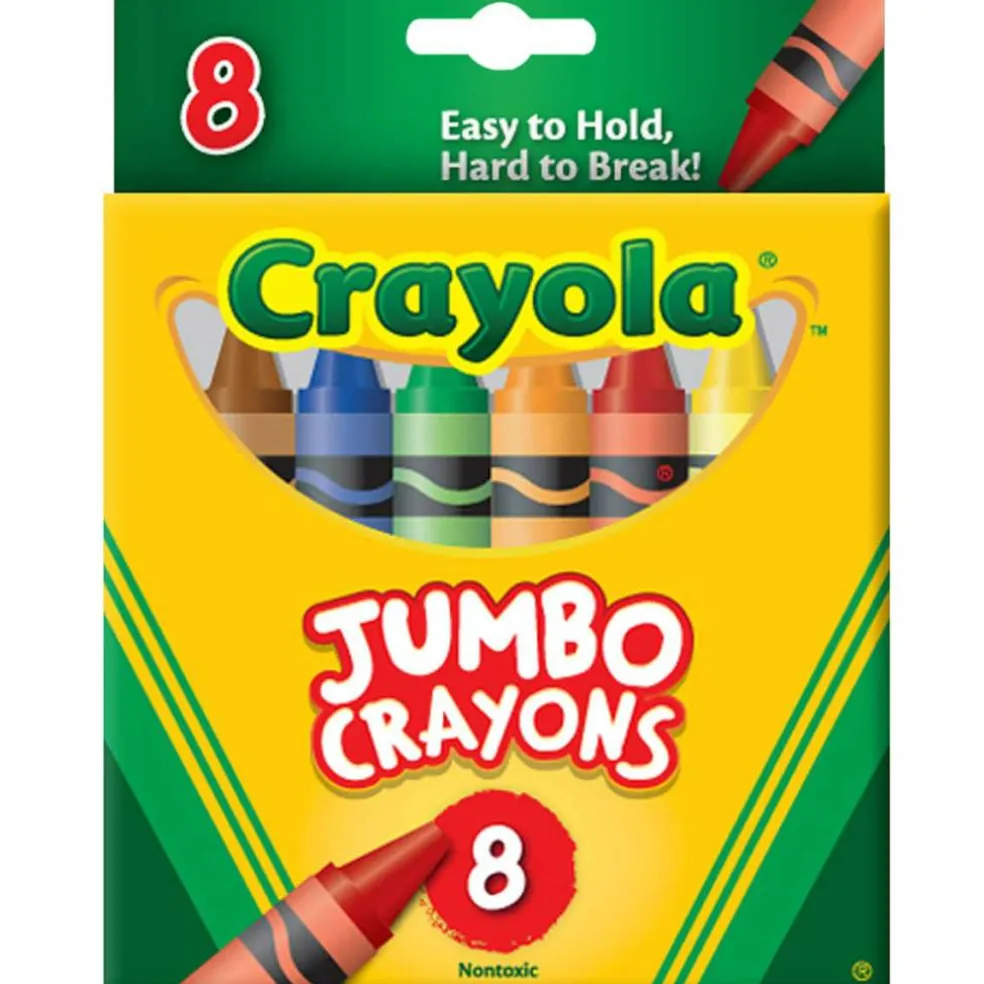 Crayola® Jumbo Easy Grasp Crayons, 8ct.