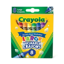 Crayola® Large Washable™ 8 Color Crayon Set