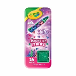 Crayola® Magnetic Minis Glitter Tile Travel Set