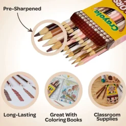 Crayola® 3 Pack Colors of the World Colored Pencils, 24ct.