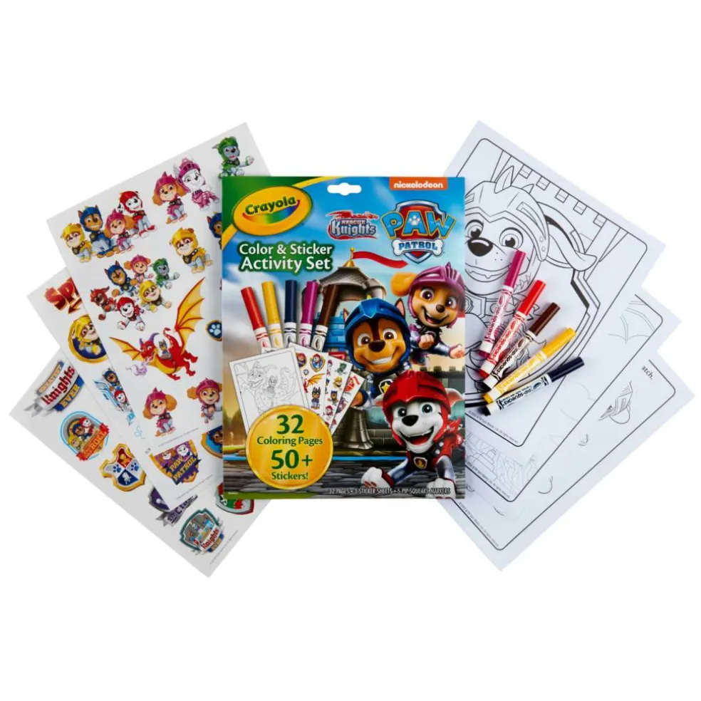 Crayola® Paw Patrol™ Rescue Knights™ Color & Sticker Activity Set