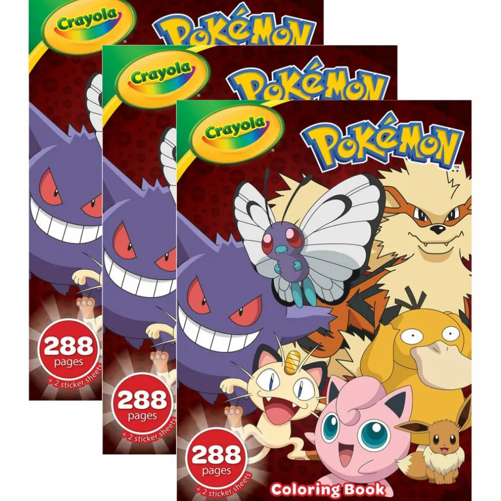 Crayola® Pokémon Coloring Books, 3 ct.
