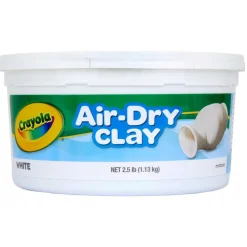 Crayola® Resealable Bucket White Air-Dry Clay, 4ct.