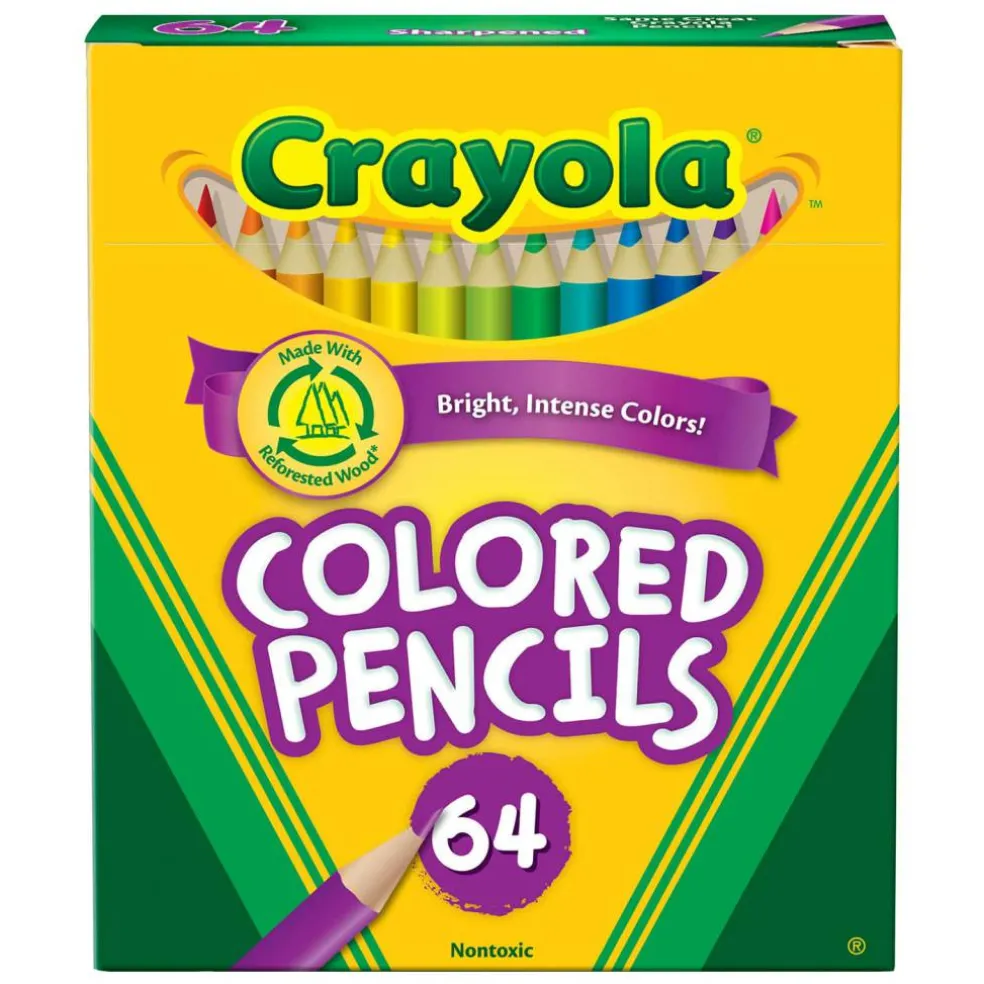 Crayola® Short Colored Pencils, 64ct.