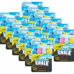 Crayola® Sidewalk Chalk, 12 Packs of 4