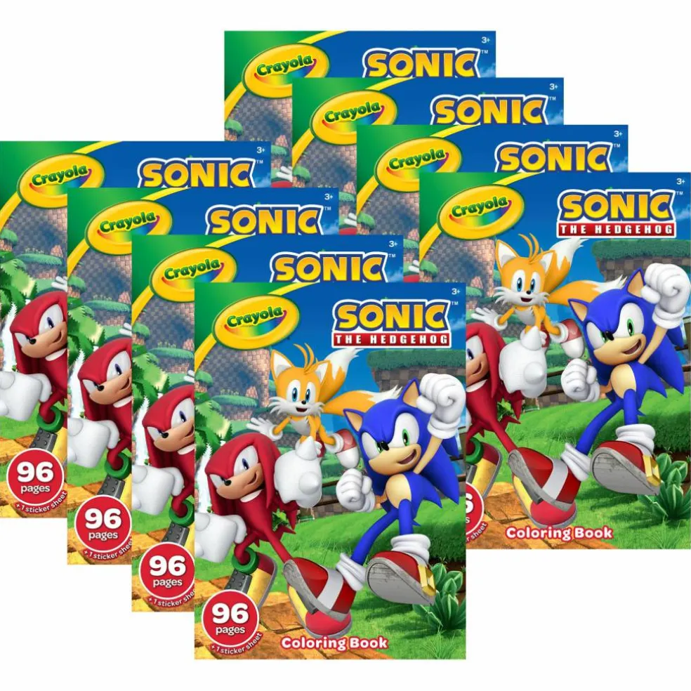 Crayola® Sonic the Hedgehog™ Coloring Books, 8ct.
