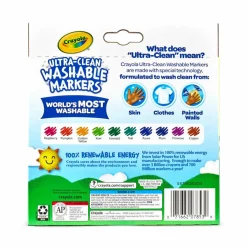 Crayola® Ultra-Clean Broad Line Bold Markers, 10 Count
