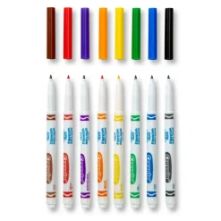 Crayola® Washable™ Classic 8 Color Fine Line Marker Set