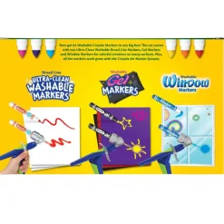 Crayola® Washable 64 Color Broad Line Markers