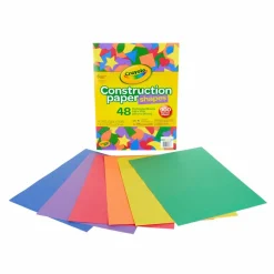 Crayola® 9" x 12" Multicolor Construction Paper Shapes Packs, 3ct.