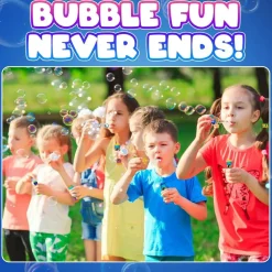 Crayon Bubbles 3.25 Inch, 24 Pack, Colorful Bubble Bottles for Kids Party Favors & Classroom Rewards