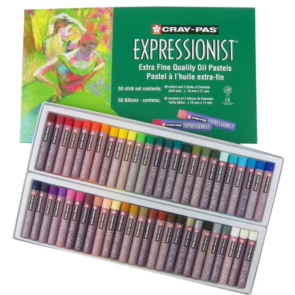 Cray-Pas® Expressionist 50 Color Oil Pastel Set