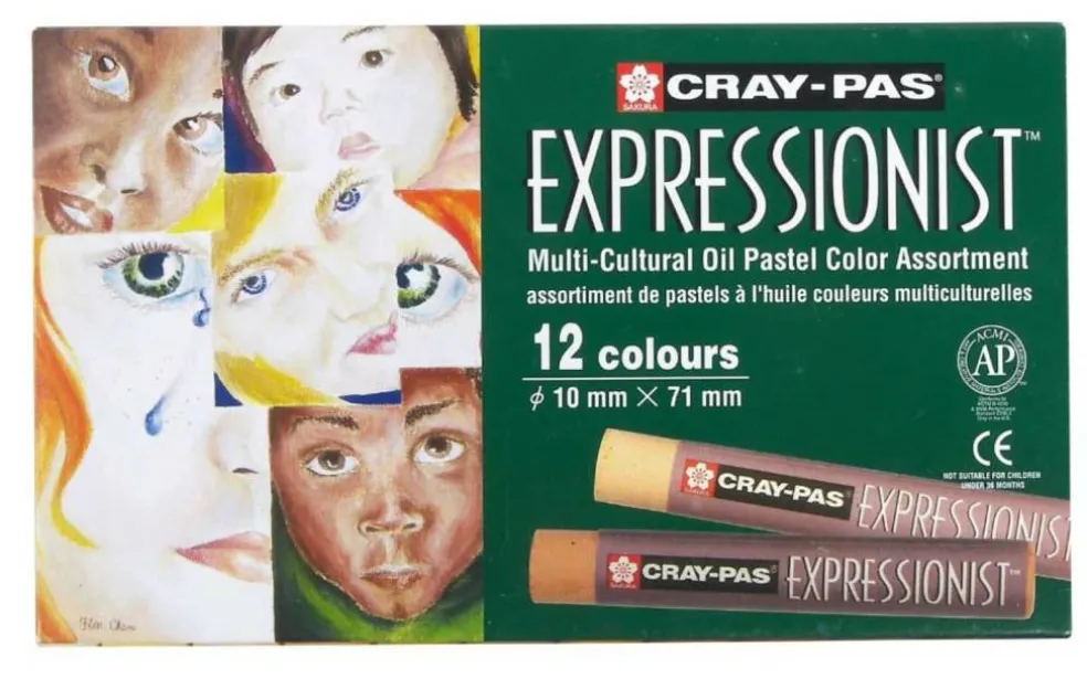 Cray-Pas® Expressionist™ Multi-Cultural Oil Pastel Set