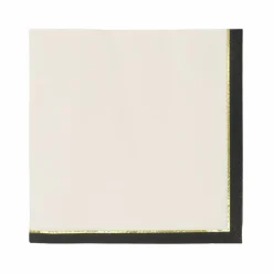 Cream & Black Lunch Napkins, 20ct. by Celebrate It™