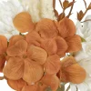 12" Cream Dahlia & Orange Hydrangea Mix Real Touch Premade Arrangement by Ashland®