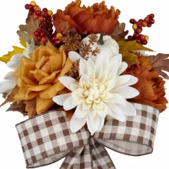 Cream Dahlia & Rust Rose Mix Remembrance Cone by Ashland®