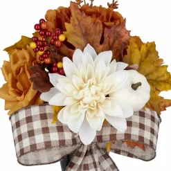 Cream Dahlia & Rust Rose Mix Remembrance Cone by Ashland®