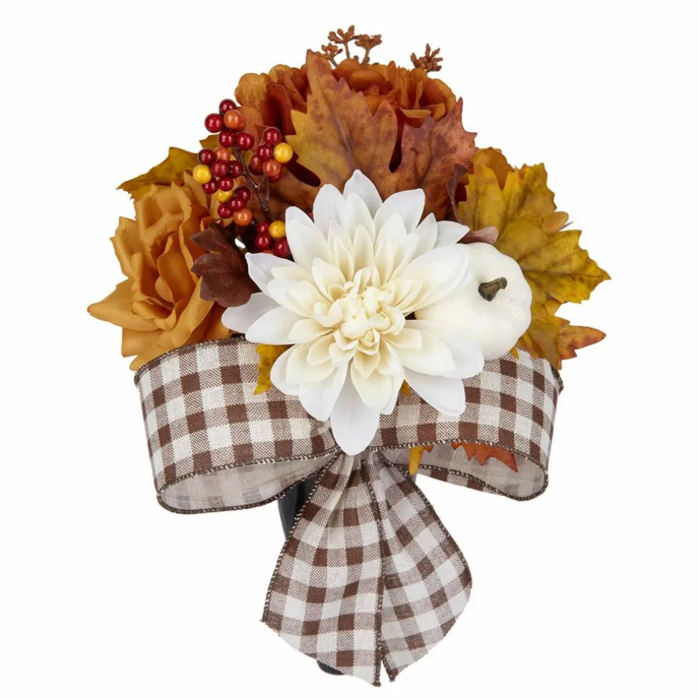 Cream Dahlia & Rust Rose Mix Remembrance Cone by Ashland®