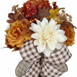Cream Dahlia & Rust Rose Mix Remembrance Cone by Ashland®