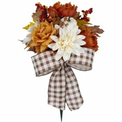 Cream Dahlia & Rust Rose Mix Remembrance Cone by Ashland®