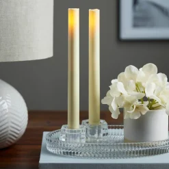 9" Cream Flameless LED Taper Candles, 2ct. by Ashland®