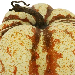 9" Cream & Speckled Orange Decorative Pumpkin by Ashland®