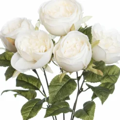 17" Cream Water Resistant Rose Bush by Ashland®