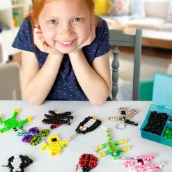 Create Your Own Bead Pets by Horizon Group Usa, Includes Over 600 Pony Beads, 6 Key Rings, Storage Box & Much More