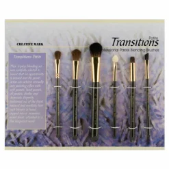 Creative Mark Professional Artist Petite Transitions Pastel, Chalk and Charcoal Pastellist Blender Brush - Small Set of 6